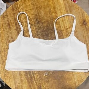 Athleta White Crop Top size S/P